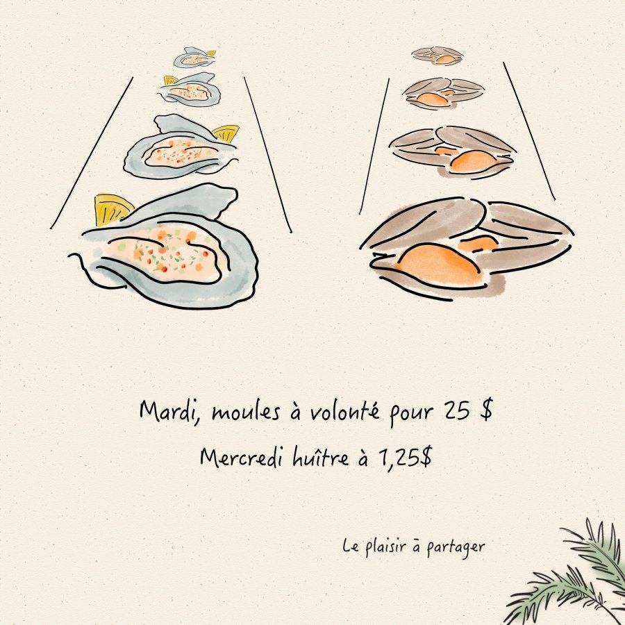 Meilleurs spéciaux sur les huîtres à Montréal