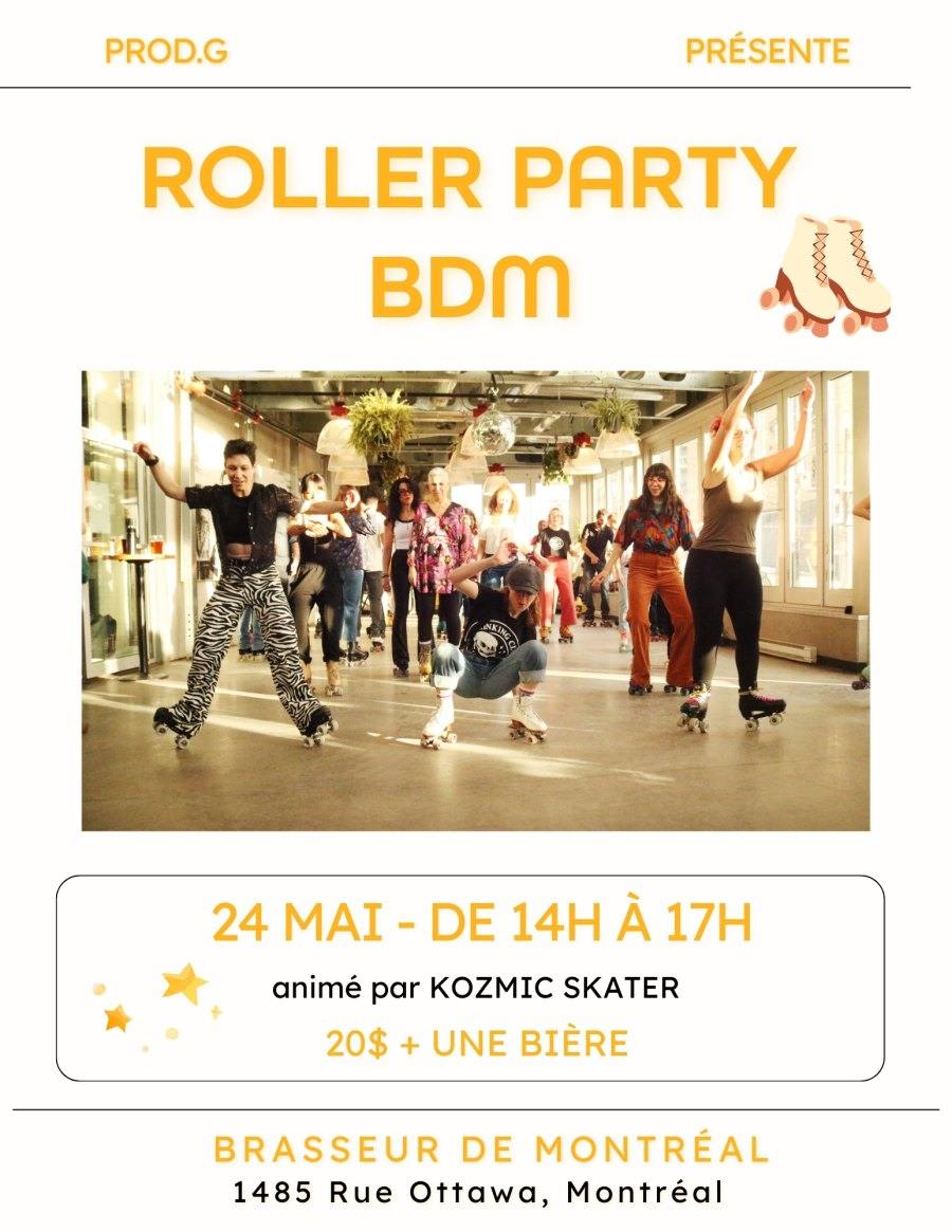 Soirée Jam Roller Danse chez Brasseur de Montréal !