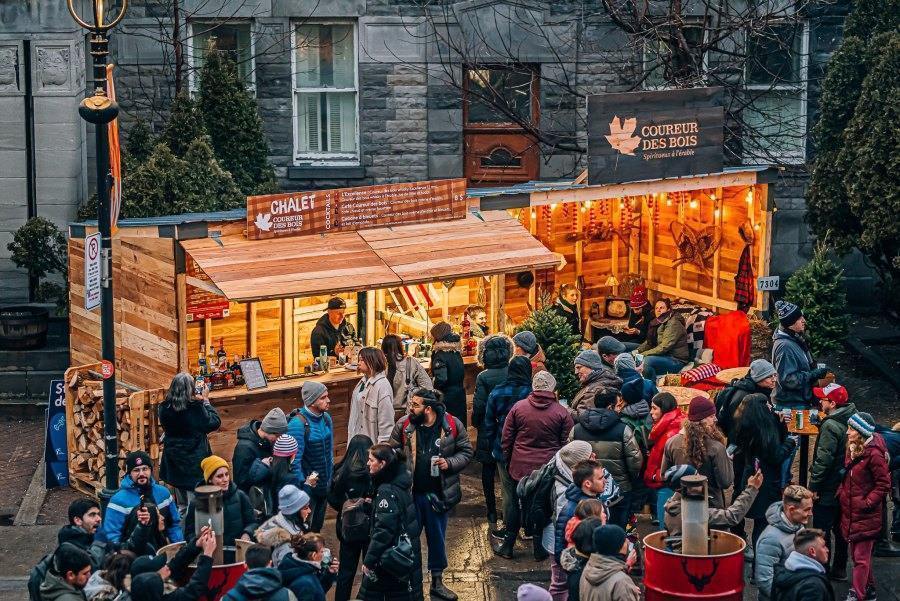 Cabanes à sucre éphémères et urbaines à Montréal
