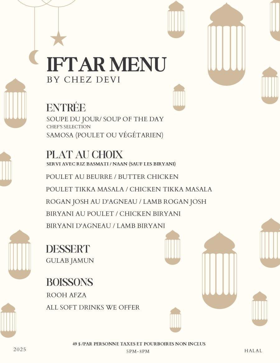 Ramadan iftar montreal
