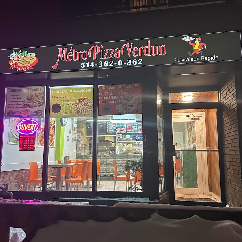 Metro Pizza Verdun - Restaurants pr&egrave;s de: H4G3M6