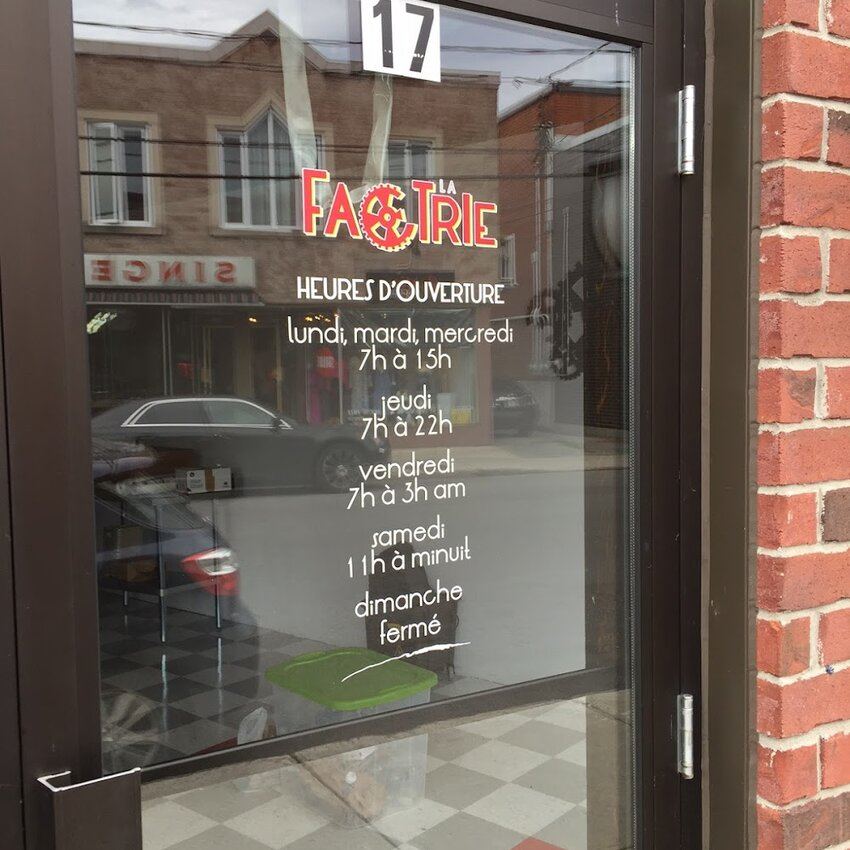 La Factrie, Caf&eacute; culturel - Restaurants pr&egrave;s de: J6S1B8