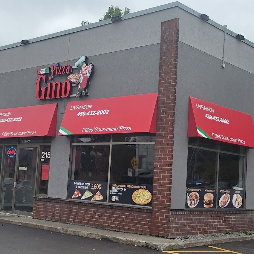 Pizza Gino 2 pour 1 St-J&eacute;r&ocirc;me - Restaurants Commande en ligne Saint-J&eacute;r&ocirc;me - Avis, photos et menus