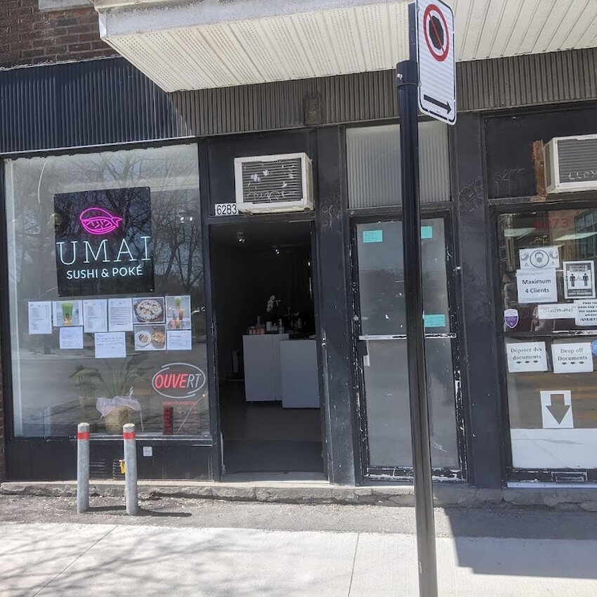 Umai Sushi & Pok&eacute; -  Restaurants Near: H4E1X8