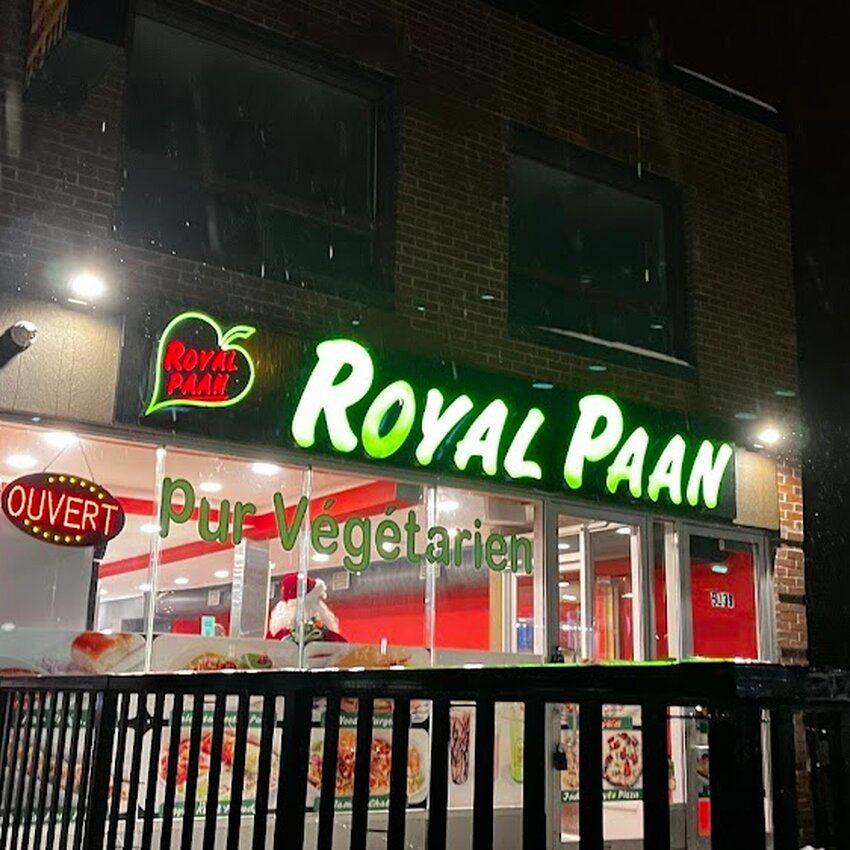 Royal Paan - V&eacute;g&eacute;tarien Pur -  Restaurants Near: H3W2P9