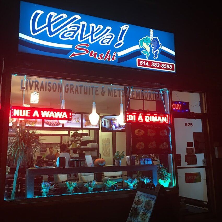 Wawa Sushi - Restaurants pr&egrave;s de: H3L2E6