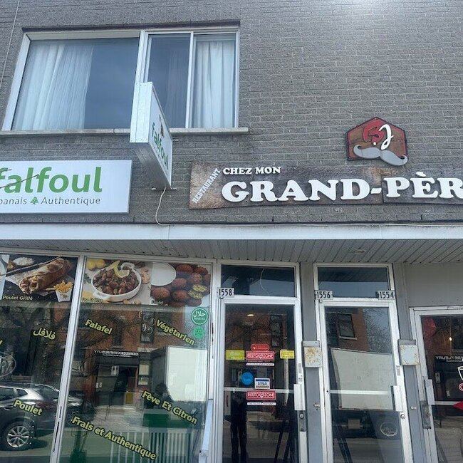 Chez mon grand p&egrave;re - Restaurants pr&egrave;s de: H2C1R3