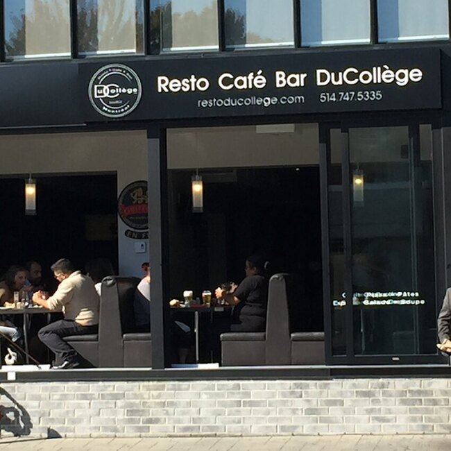 Resto Caf&eacute; Bar Du Coll&egrave;ge - Restaurants pr&egrave;s de: H4L2H3