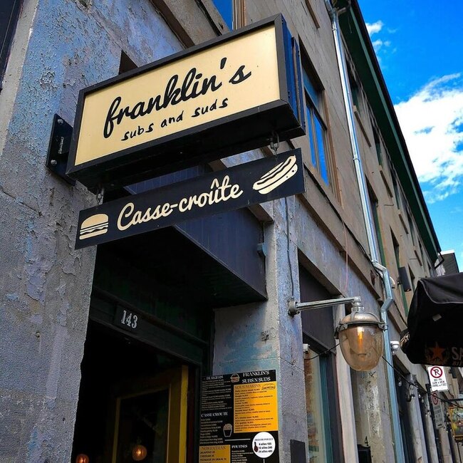 Franklin's Subs and Suds Montreal - Menu, Reviews & More January 2026