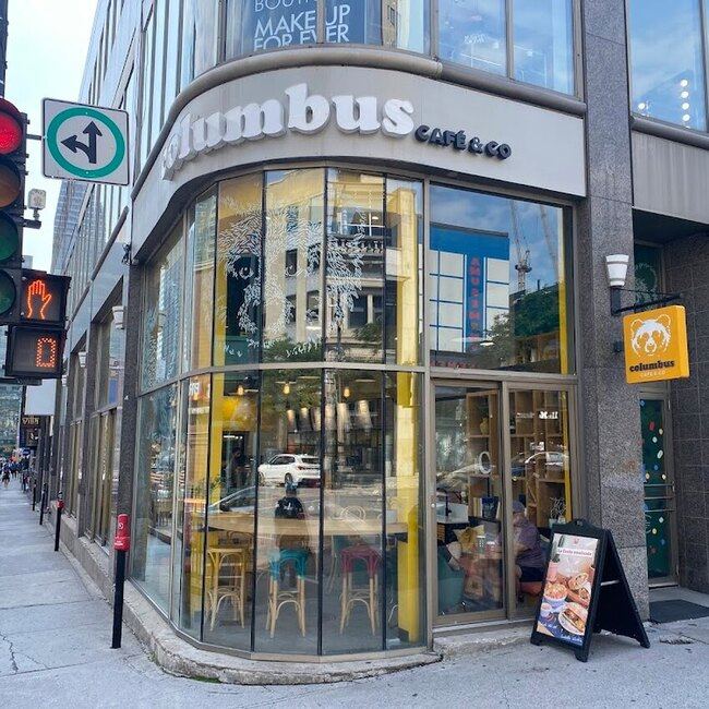 Columbus Café & Co Montréal - Menu, avis & plus janvier 2026