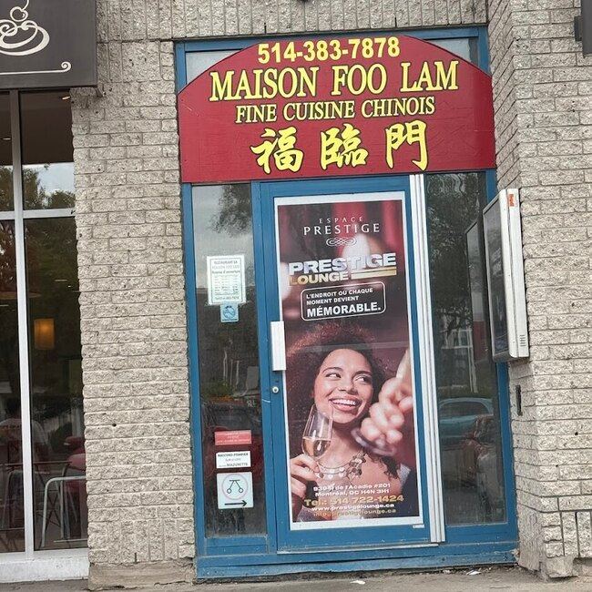 Foo Lam Restaurant Maison Montréal - Menu, avis & plus janvier 2026