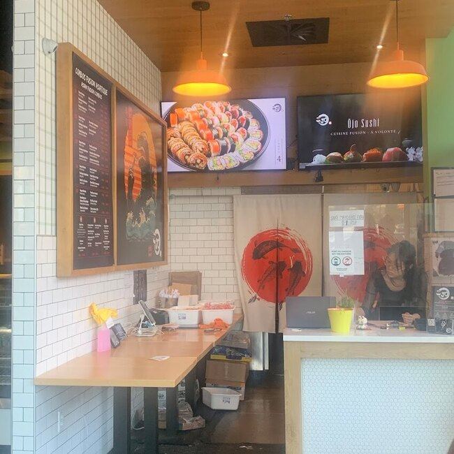 Ojo Sushi Montréal - Menu, avis & plus janvier 2026