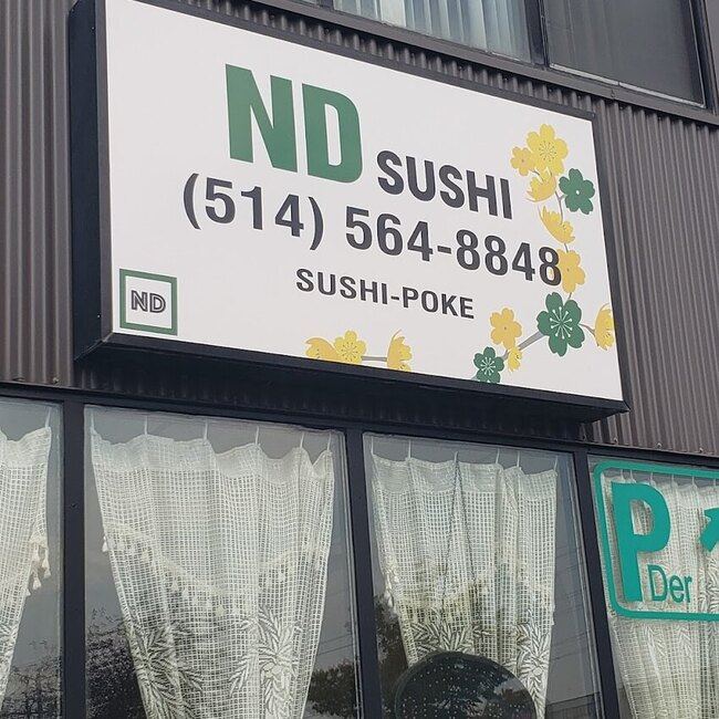ND Sushi - Restaurants pr&egrave;s de: H3L2N3