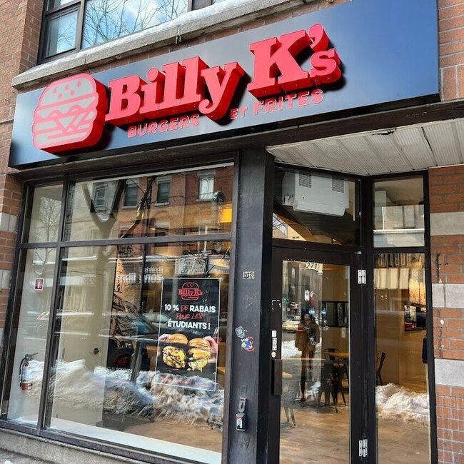 Billy K's Montréal - Menu, avis & plus janvier 2026