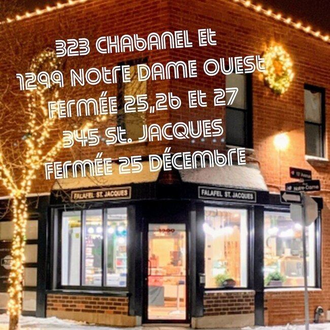 Falafel St. Jacques - Restaurants pr&egrave;s de: H8S2P4