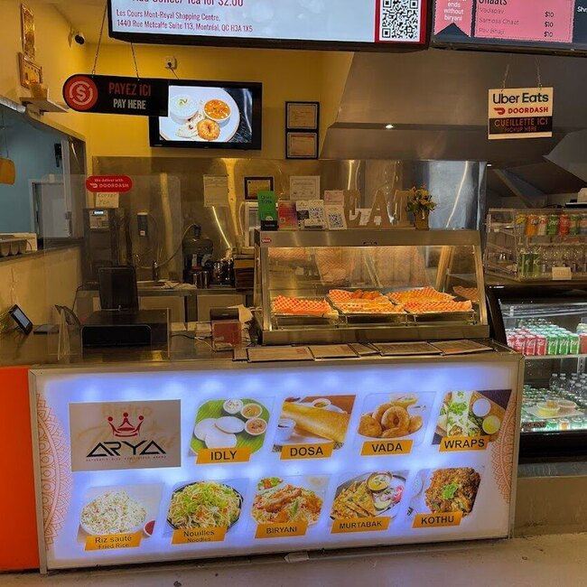 Cuisine Arya (Authentic South Indian) - Restaurants Indiens Centre-ville