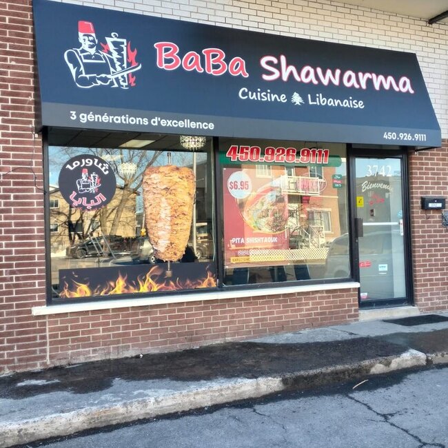 Baba Shawarma - Restaurants pr&egrave;s de: J4V2H7