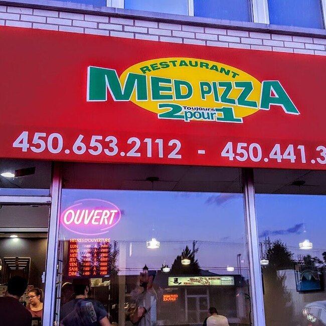 Med Pizza - Restaurants pr&egrave;s de: J3V5J2