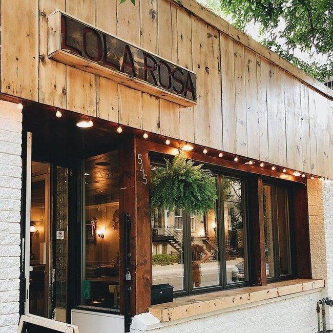 Lola Rosa Montréal - Menu, avis & plus décembre 2025