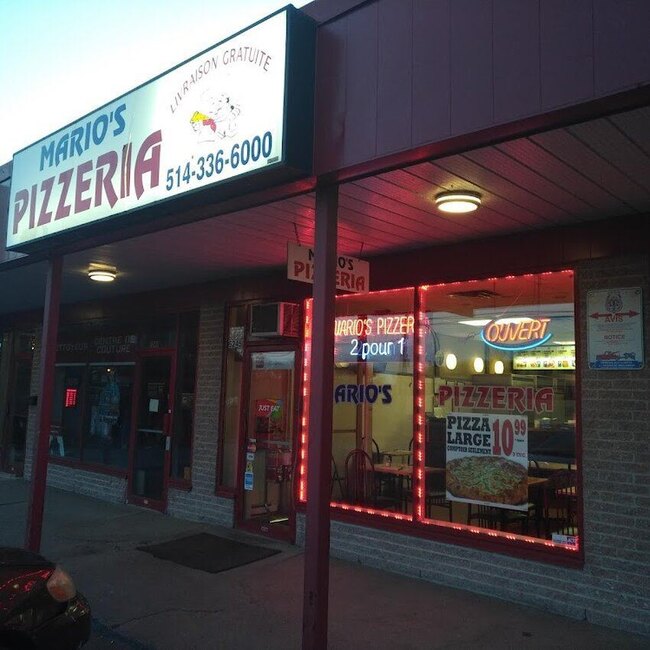 Pizzeria Marios - Restaurants pr&egrave;s de: H4K2V5