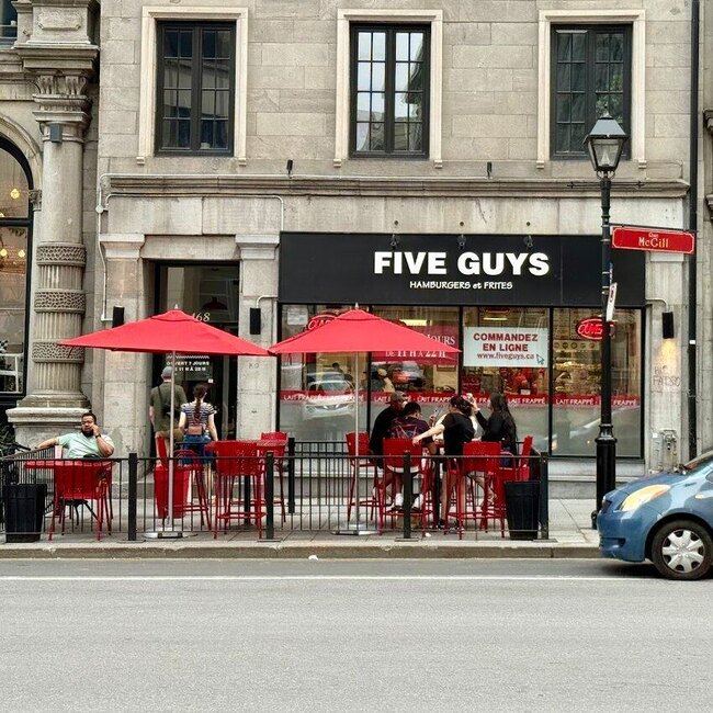 Five Guys Burgers Montréal - Menu, avis & plus janvier 2026