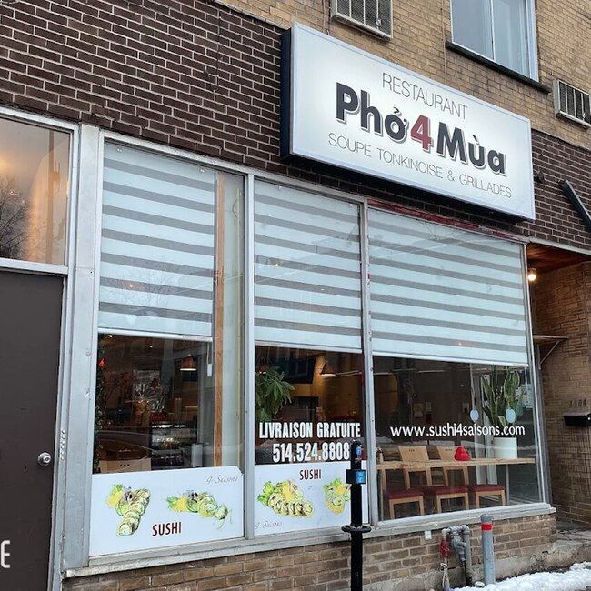 4 Saisons Montréal - Menu, avis & plus janvier 2026