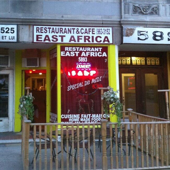 L'Afrique de l'Est (East Africa) -  Restaurants Near: H4A1X7