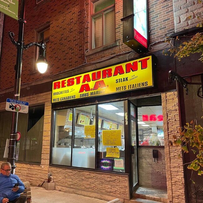 A. A. Montréal - Menu, avis & plus décembre 2025