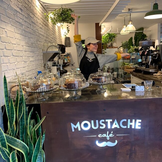 Moustache Caf&eacute; - breakfast Restaurants Near: H2S1K6