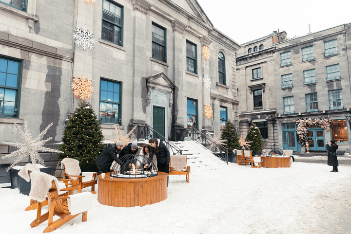 Saint-Paul West Winter Station and Winter Rest Areas in Old Montreal