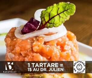 Bagatelle Bistro donne pour la cause!