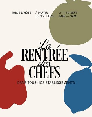 LA RENTR&Eacute;E DES CHEFS maintenant au Quartier DIX30