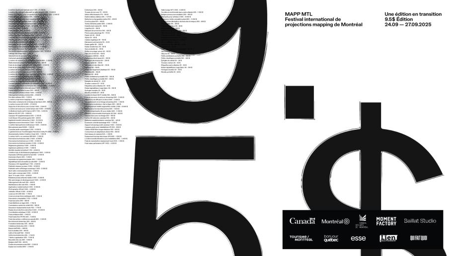 MAPP_MTL 9.5: a Special Edition to Support the Festival's Future - Event MAPP_MTL 9.5: a Special Edition to Support the Festival's Future - Event