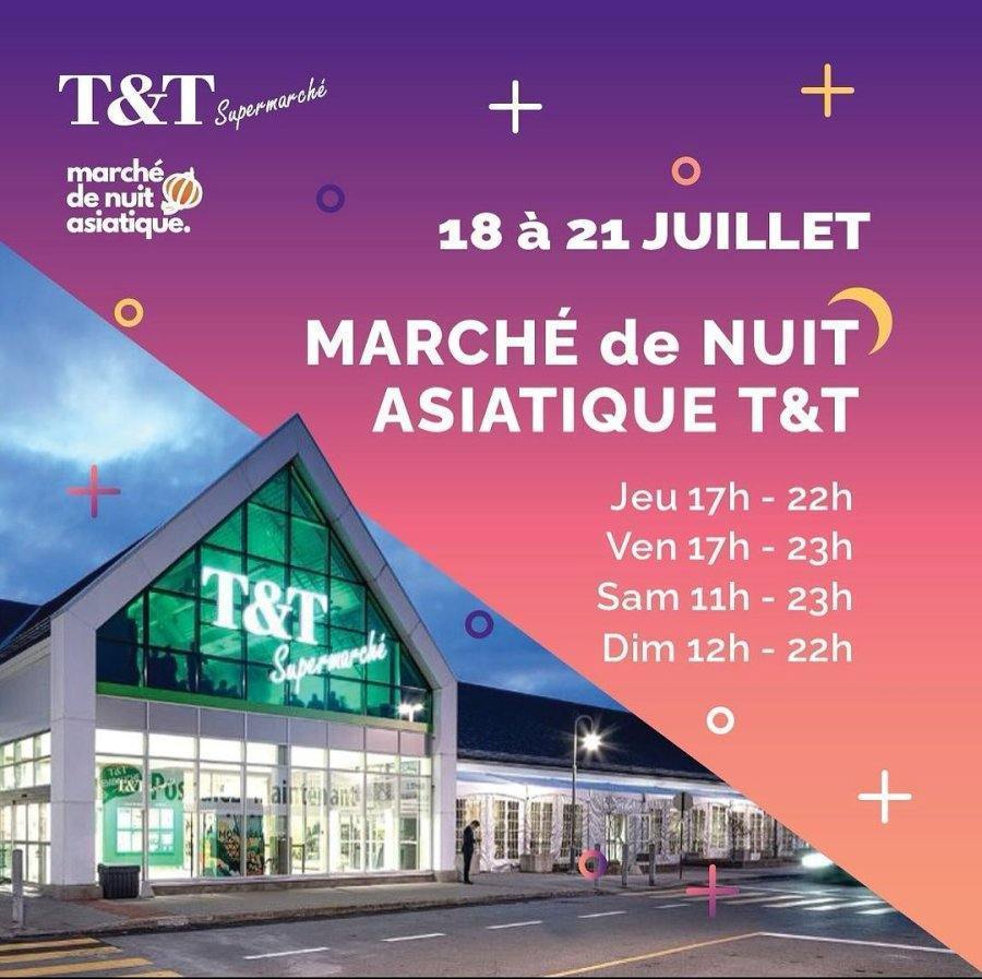 Marché de Nuit Asiatique T&T de Montréal 2024 - événement