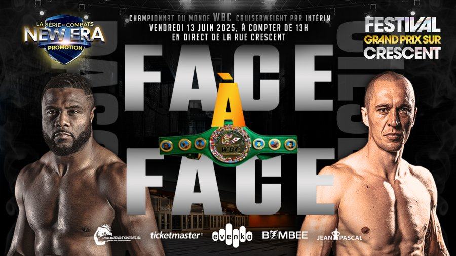 Face off Jean Pascal Vs Michal Cieslak - Event