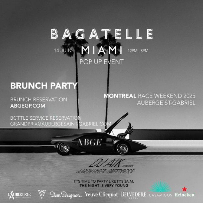 Grand Prix Bagatelle at L'Auberge Saint Gabriel - Event Grand Prix Bagatelle at L'Auberge Saint Gabriel - Event