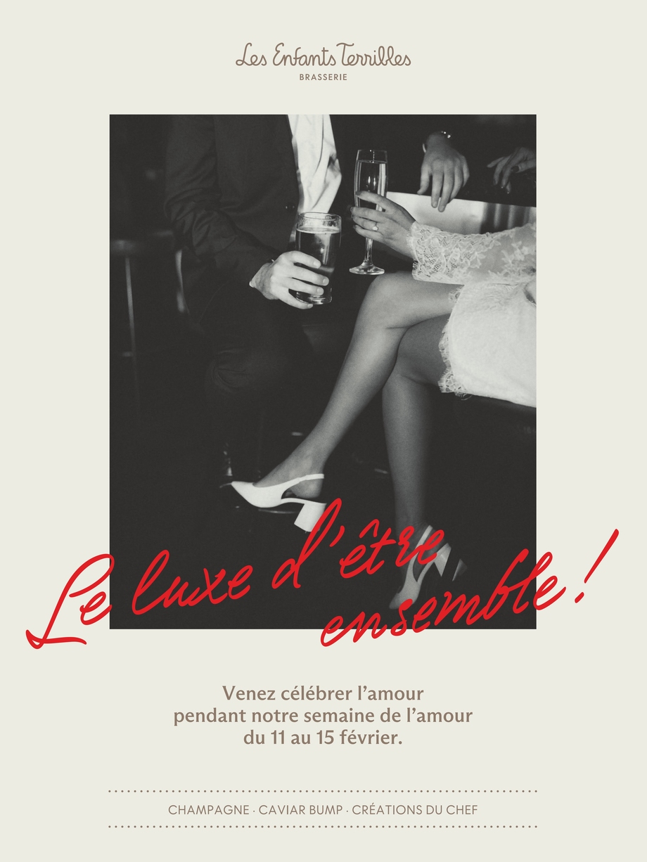 Semaine de lamour - Saint-Valentin chez Les Enfants Terribles