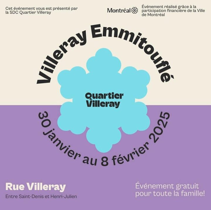 Villeray Emmitouflé arrive sur la rue Villeray!