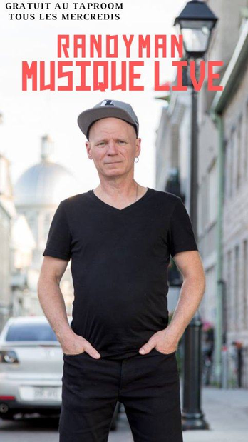 Randyman joue live au BreWskey Taproom