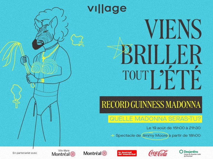 Record Guinness Madonna Le Village Montreal