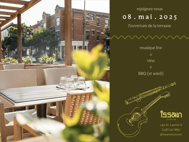 Ouverture officielle de la terrasse